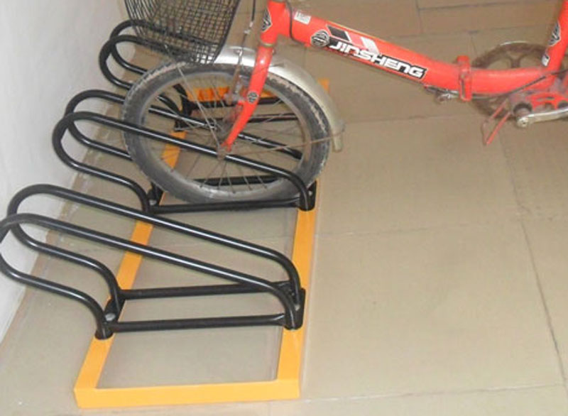XHA-Q195K2加固型免撑卡位式自行车停车架