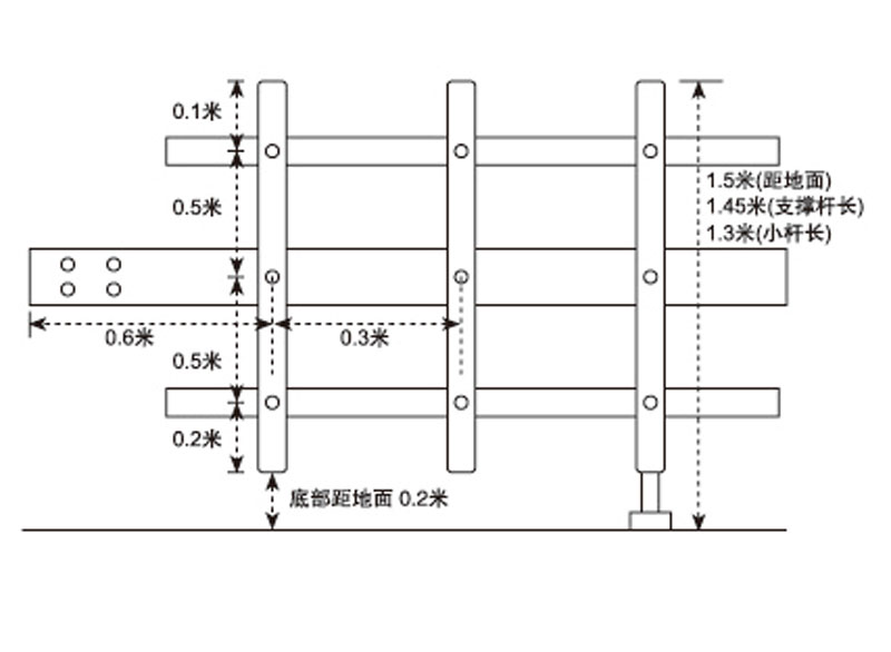 三栏停车场道闸，路桥用道闸