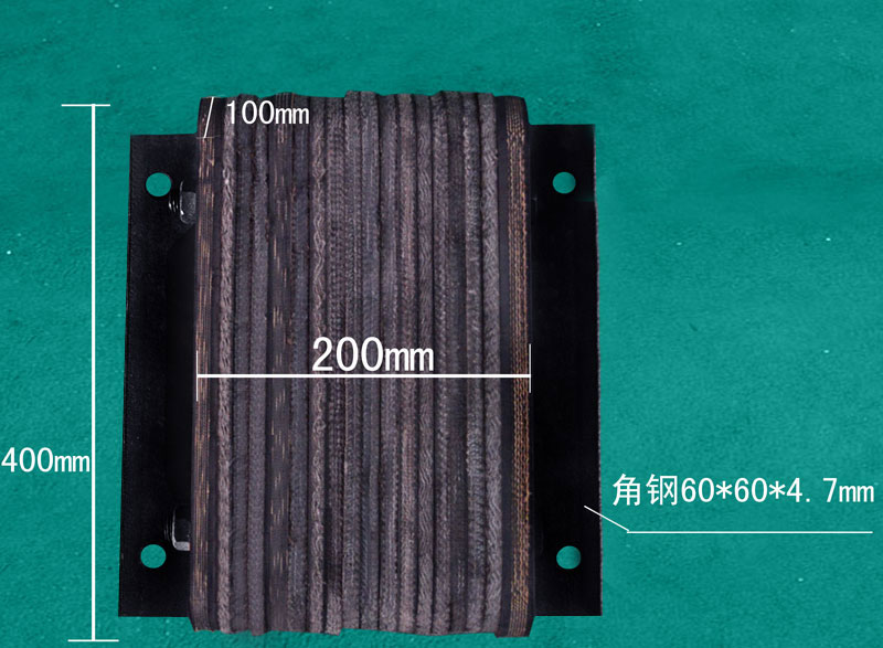 新品热销推荐400*200*100橡胶防撞胶块厂家现货批发大规格可定做